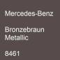 Preview: Mercedes-Benz, Bronzebraun Metallic, 8461.